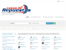 Tablet Screenshot of casasderepuestos.com